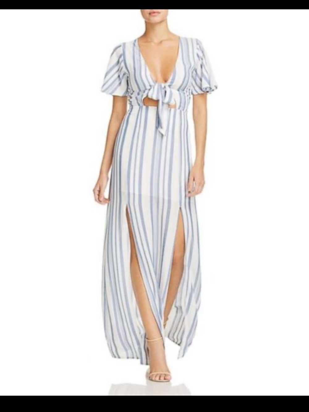 Bloomingdale’s Lost and Wander Striped Maxi Dress